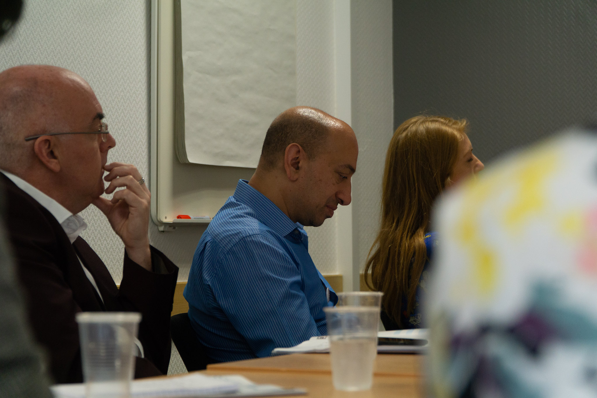 Library delegates at a seminar