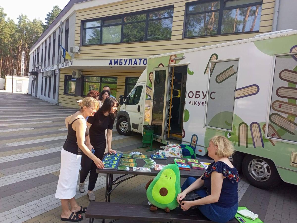 A mobile library in Ukraine