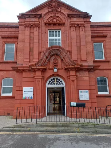 The outside of Westhoughton Library in Bolton.