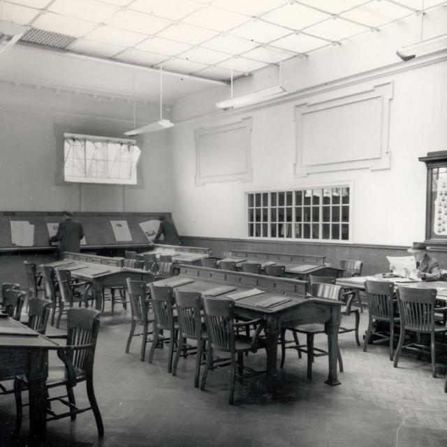 The Reading Room of Gateshead Central Library in 1926.
